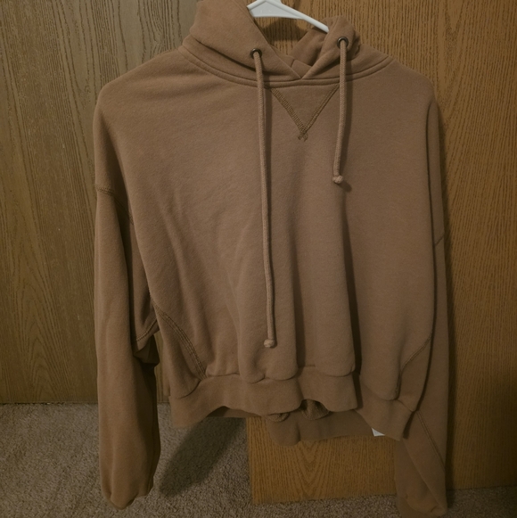 Abercrombie & Fitch Tops - A&F Cozy Brown Women's Hoodie Sweater